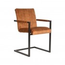 MILO DINING CHAIR OCHER VELOUR thumbnail