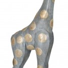 FIGURE GIRAFFE IRON DECORATION 27 X 12 X 100 CM thumbnail