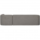 WOOOD SLOPING CORNER SOFA RIGHT GREY MELANGE thumbnail
