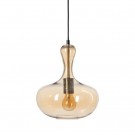 CEILING LAMP CARAMEL METAL-GLASS 25,50 X 25,50 X 32 CM thumbnail
