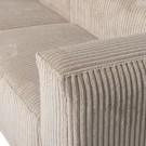 WOOOD BEAN CHAISE LONGUE LEFT HEFTY RIBCORD TRAVERTIN thumbnail