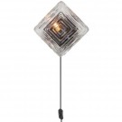 Piazza firkantet vegglampe glass thumbnail