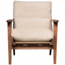 WOOOD HOUSTON ARMCHAIR BOUCLÉ/WOOD NATURAL thumbnail
