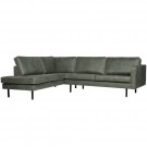 WOOOD RODEO CORNER SOFA LEFT ARMY thumbnail