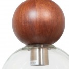 Babble hengende lampe glass valnøtt thumbnail