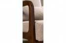 CELINA FAUTEUIL DARK BROWN m/ryggpute thumbnail
