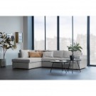 WOOOD FREDDIE CORNER SOFA LEFT NATUREL thumbnail