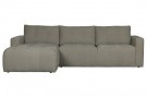 Vtwonen BAR CHAISE LONGUE WOVEN FABRIC LEFT WARM GREY thumbnail