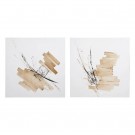 2stk, Abstrakt, håndmalt lerret 120x120 thumbnail