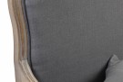 HALDEN ARMCHAIR POLYESTER WOOD 70X66X94 thumbnail