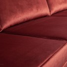 WOOOD RODEO 3 SEATER VELVET CHESTNUT thumbnail