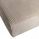 WOOOD BEAN CHAISE LONGUE LEFT HEFTY RIBCORD TRAVERTIN thumbnail