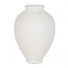 VASE WHITE FIBER CEMENT DECORATION 72 X 72 X 100 CM thumbnail