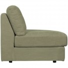 Vtwonen FAMILY 1-SEAT ELEMENT ROUND CORNER RIGHT WOVEN FABRIC GREEN thumbnail