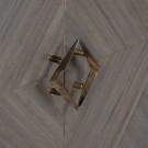 Stue / Garderobeskap grått tre/metall 92x40x116 thumbnail