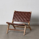 Lenestol teak tre-skinn 87x83x66 thumbnail