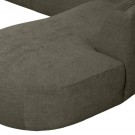 WOOOD POLLY SOFA U-SHAPE RIGHT WARM GREEN thumbnail