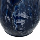 VASE BLUE CERAMIC DECORATION 21 X 21 X 27 CM thumbnail