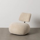 ARMCHAIR BEIGE FABRIC ROOM 67 X 73 X 67 CM thumbnail