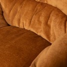 WOOOD YARO ARMCHAIR WITH FOOTSTOOL - GINGER  thumbnail