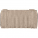 WOOD BEAN ARMCHAIR IN WIDE CORD VELVET - COLOR: TRAVERTIN thumbnail