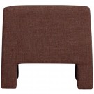 WOOOD Lavid armchair in Teflon-coated polyester - chestnut  thumbnail
