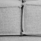 3 SEATER SOFA GREY 260 X 105 X 84 CM thumbnail