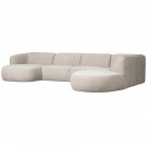 WOOOD POLLY SOFA U-SHAPE RIGHT SAND thumbnail