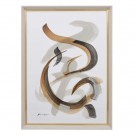 2stk, Abstrakt, håndmalt lerret 50x70 thumbnail