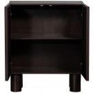 WOOOD NOTICE CABINET WOOD Expresso eller Burgunder thumbnail