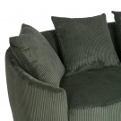 3 SEATER SOFA GREEN FABRIC ROOM 197 X 96 X 75 CM thumbnail