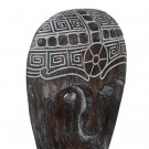 FIGURE MASK WOOD-IRON DECORATION 24 X 12 X 46 CM thumbnail
