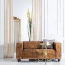 2 seter sofa brun 146x76x63 thumbnail