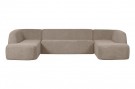 WOOOD SLOPING U-SHAPE SOFA NATURAL MELANGE thumbnail