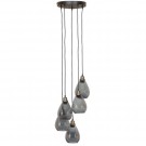 Waterfall hengende lampe glass sort thumbnail