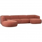 WOOOD POLLY SOFA U-SHAPE LEFT PINK thumbnail