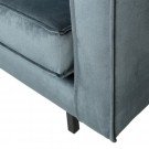 WOOOD RODEO CORNER SOFA LEFT VELVET TEAL thumbnail