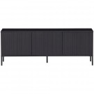 WOOOD New gravure tv-enhet 150 cm furu svart [fsc] thumbnail