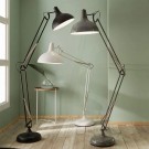 ALONZO FLOOR LAMP MATT WHITE - 187 cm. thumbnail
