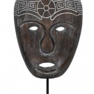 FIGURE MASK WOOD-IRON DECORATION 24 X 12 X 46 CM thumbnail