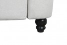 COUCH POLYESTER WOOD 209X84X76 CREAM thumbnail