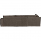 WOOOD FREDDIE CORNER SOFA LEFT BROWN thumbnail