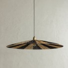 WOOOD Loic anheng stripe sort/naturlig ø95cm thumbnail