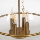 CEILING LAMP GOLD METAL / GLASS LIGHTING 40 X 40 X 80 CM thumbnail
