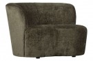 WOOOD STONE SMALL SOFA LEFT WARM GREEN thumbnail