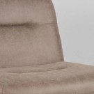 TRENDCOLLECTION ELI LOUNGE CHAIR TAUPE MICRO SUEDE thumbnail