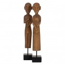 S/2 FIGURE AFRICAN NATURAL WAY 15 X 9 X 39 CM  thumbnail