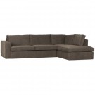 WOOOD FREDDIE CORNER SOFA RIGHT BROWN thumbnail