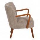 ARMCHAIR TAUPE OLD WEAVE-WOOD 56 X 56 X 78 CM 610889 thumbnail