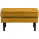 BePureHome RODEO HOCKER ON LEGS VELVET OCHRE thumbnail